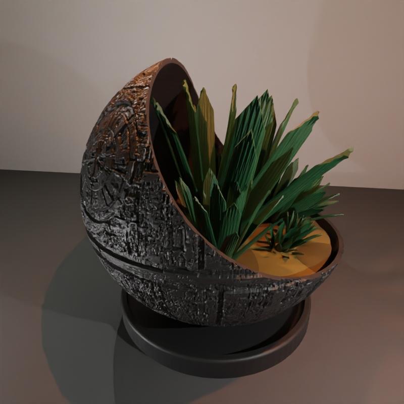 Death Star Planter