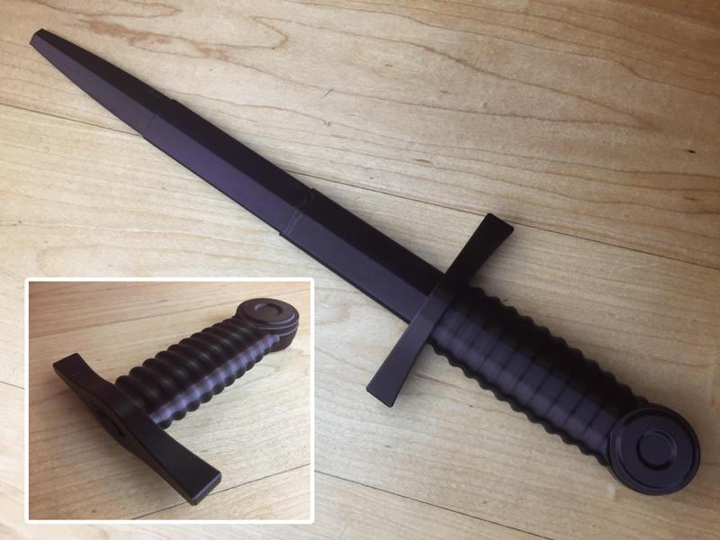COLLAPSING DAGGER (PRINT IN PLACE)