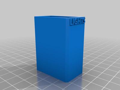 Lights switch box with logo for ANYCUBIC I3 MEGA