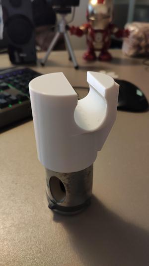 Shower support - repaired part