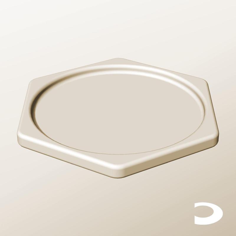 LH96-D Lid or Cover for Modular Stacking Storage Boxes | Printable Objects - Infinite Containers | stl file for 3d printing