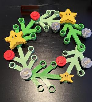 Mario Star for the Lego Wreath