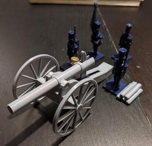Spring-powered 12lb Whitworth rifle toy