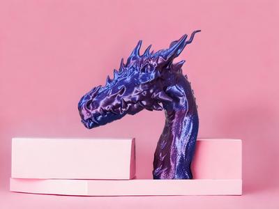 DRAGON HEAD SCULPTURE