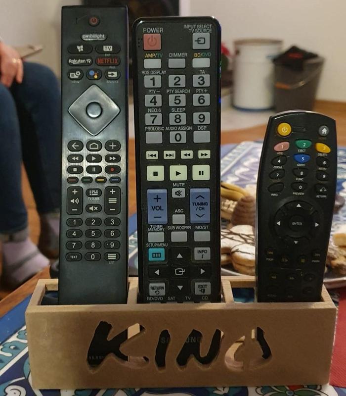 Remote control holder