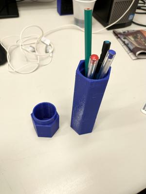 Pencil Case Hexagon