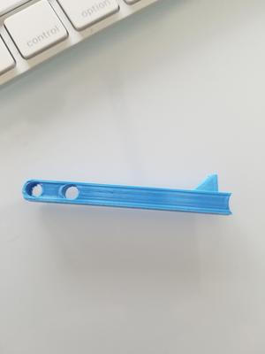 Rubber band gun sight barrel attachment