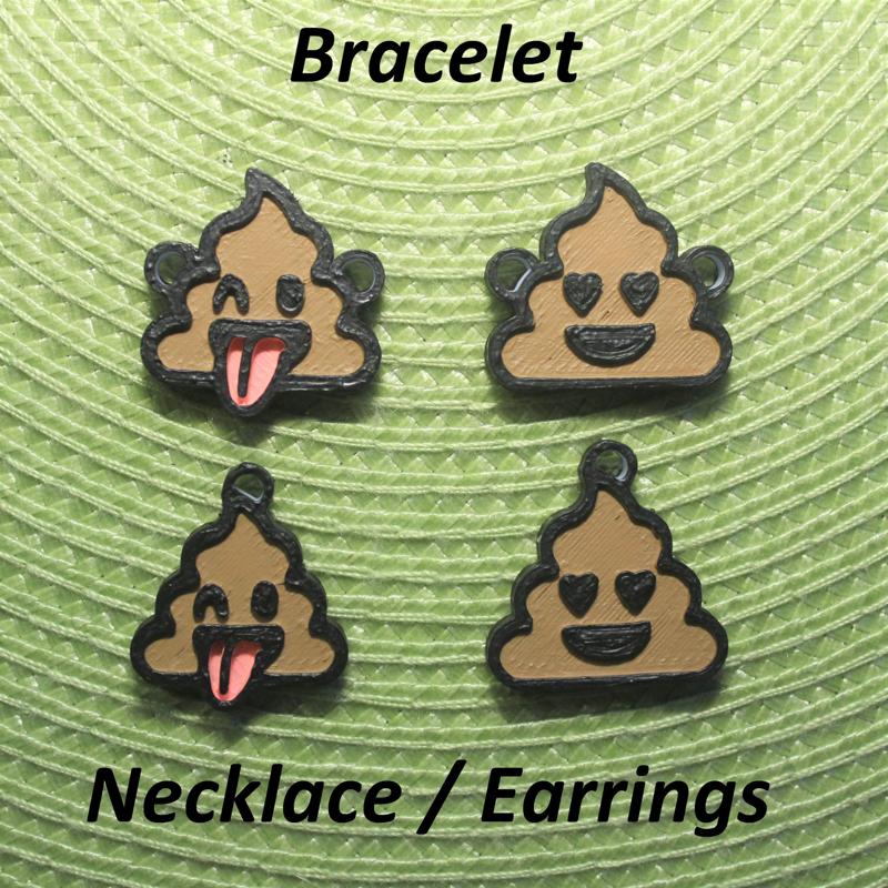 4 Poop #2 Necklaces, Bracelets, Earrings, Jewelry