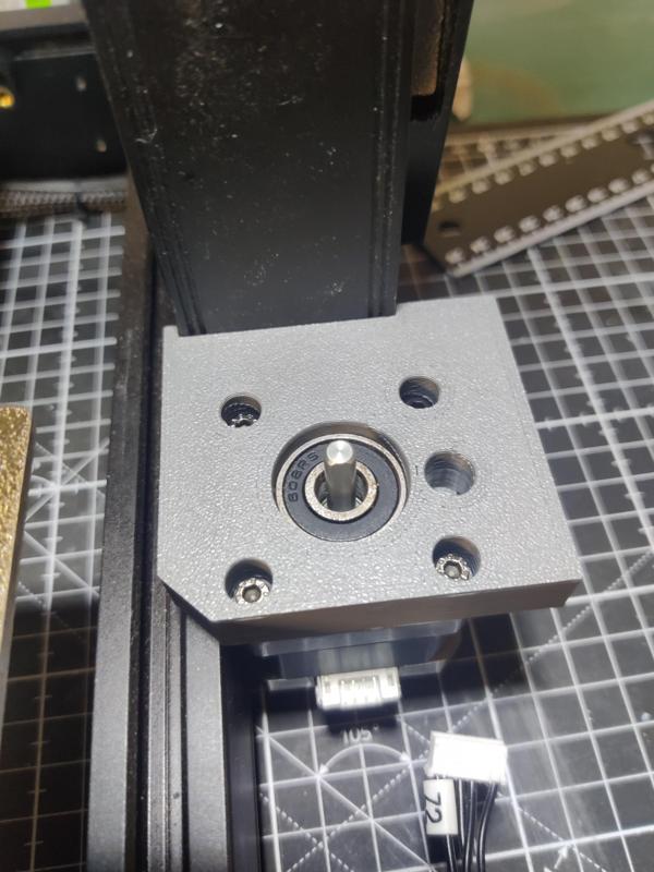 SV06 stiffer Z motor bracket upgrade with adjustment