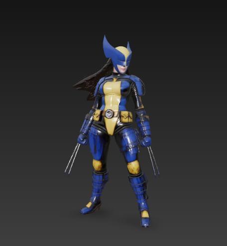 Sexy woman collectable 41 Wolverine