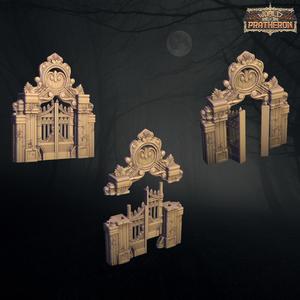 The Haunted Mansion 1 Fence