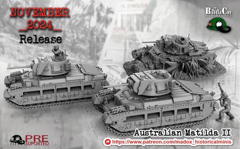 WWII Australian Matilda II Tank