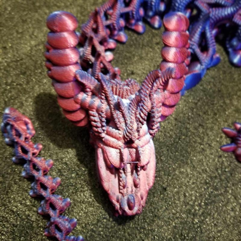 Shakaworld3D Curved Horn Dragon