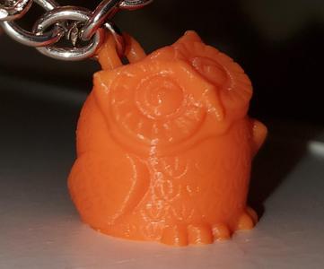 Smiling Owl Keychain