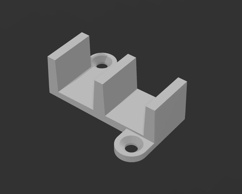 Cabinet sliding door guide