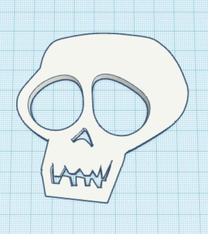 Halloween skull funny