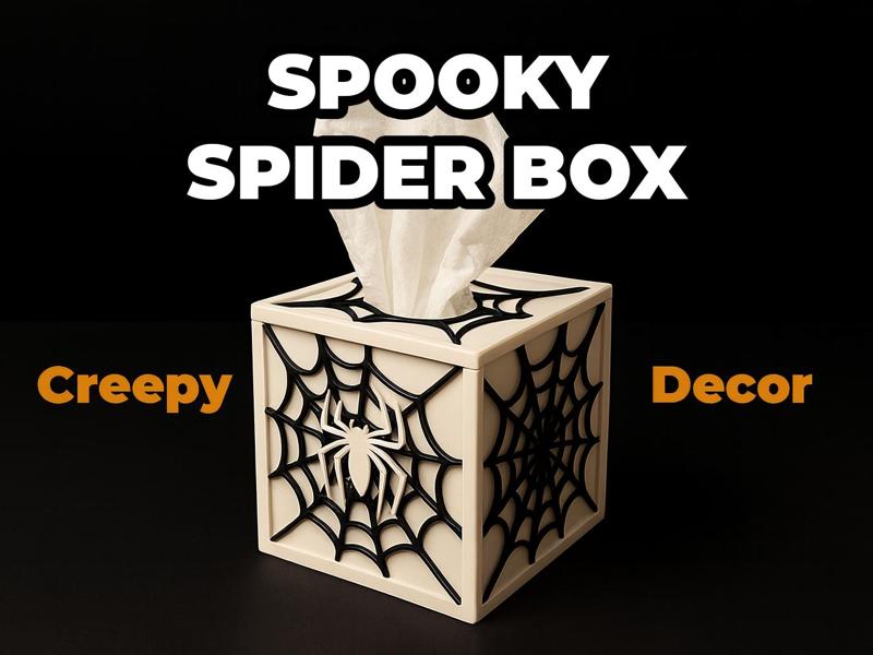 Spider Tissue Box