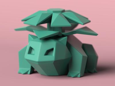 Low-poly Venusaur