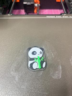 Panda keychain