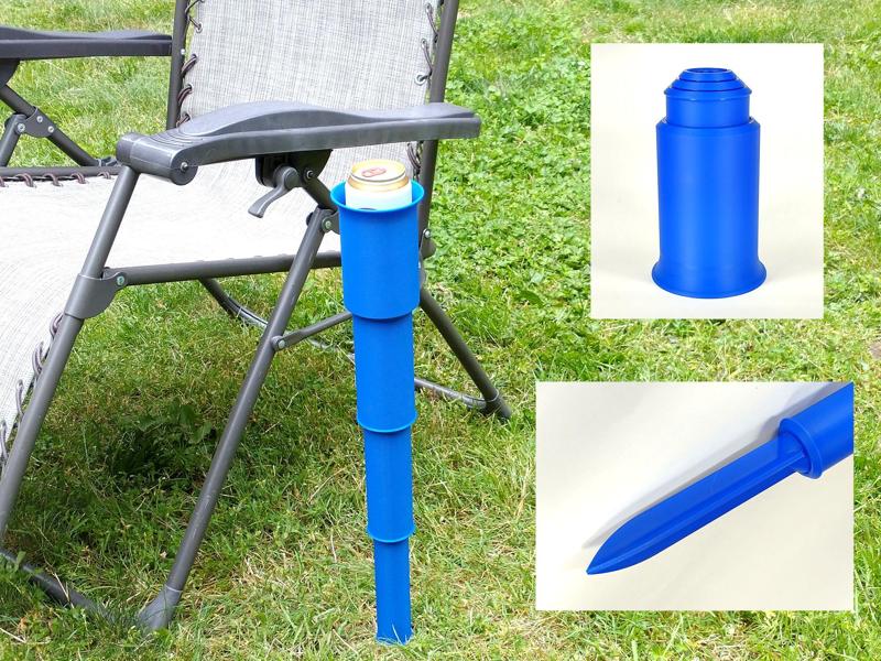 Collapsible Cup Holder Spike (print-in-place)