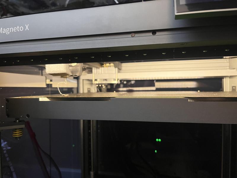 Magneto X LED strip mount (under Y-axis rail)