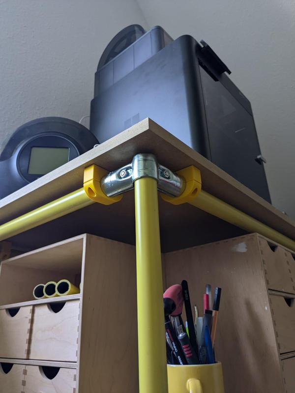 Heavy-duty Plate Mount for 28mm Tubes