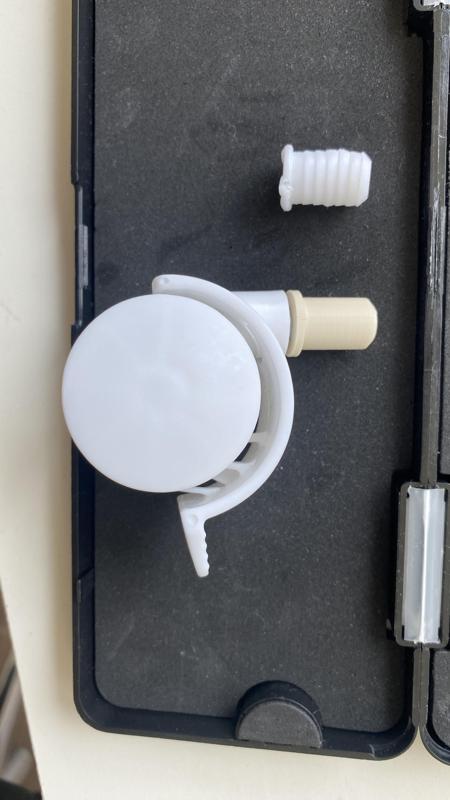 Hülse für Laufrolle eines Roba Laufgitter (Playpen)