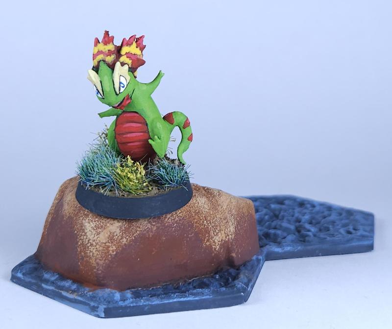 Tuxemon cute fiery lizard - Agnite