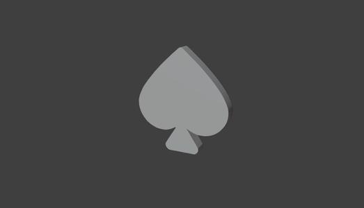 FIGURA DE PICA - NAIPES/POKER
