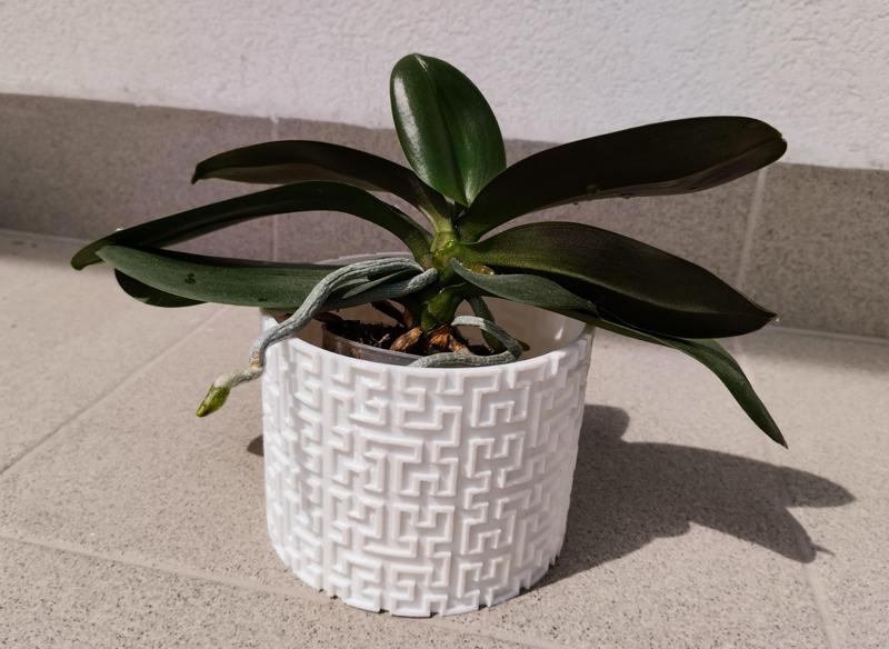 Hilbert curve Plant Pot