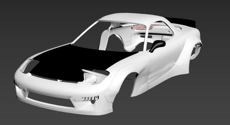 Mazda Rx7  1/10scale