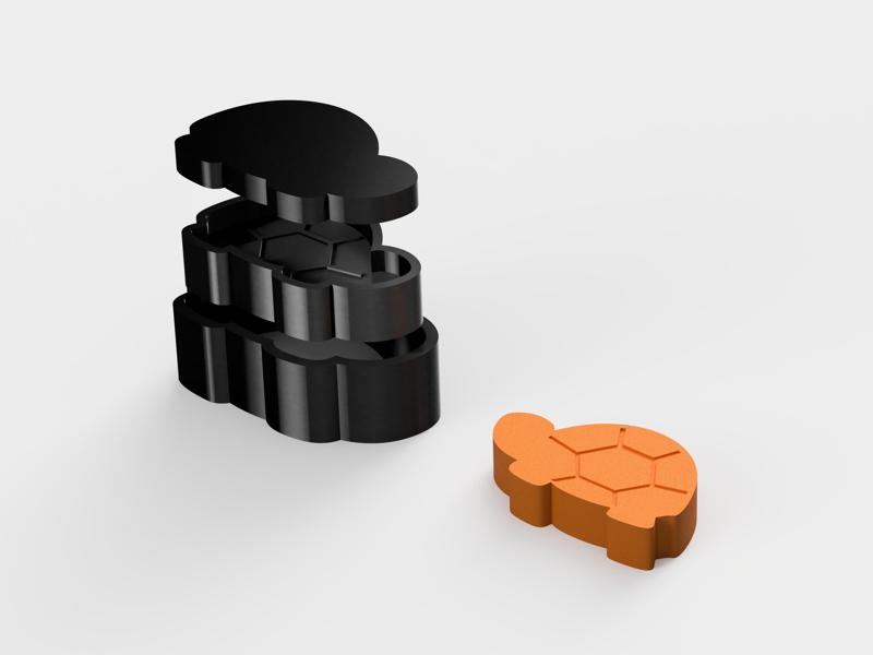 turtle bath bomb mould