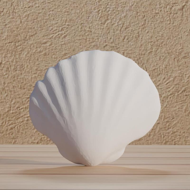 File : Shell reproduction - Coquille st Jacques in digital format