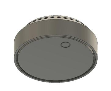 Smoke detector replacement shell
