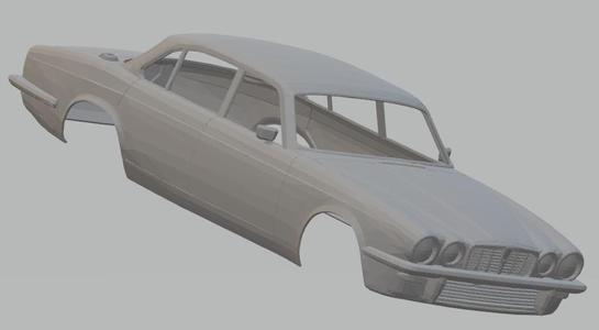 Jaguar XJ6 Sedan Printable Body Car