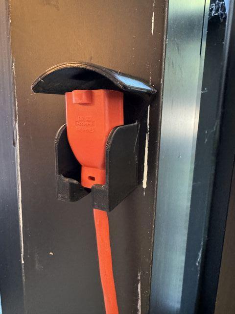 Extension Cord Plug Hanger