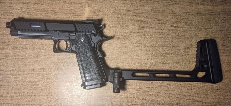 Airsoft Hi-Capa Stock Attachment Point