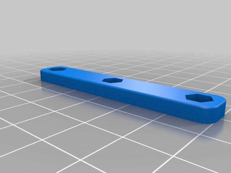 Backplate for Railcore 2 Printed Door Hinges