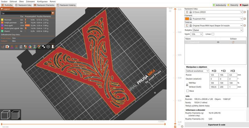 Stencil: letter Y (version 1)