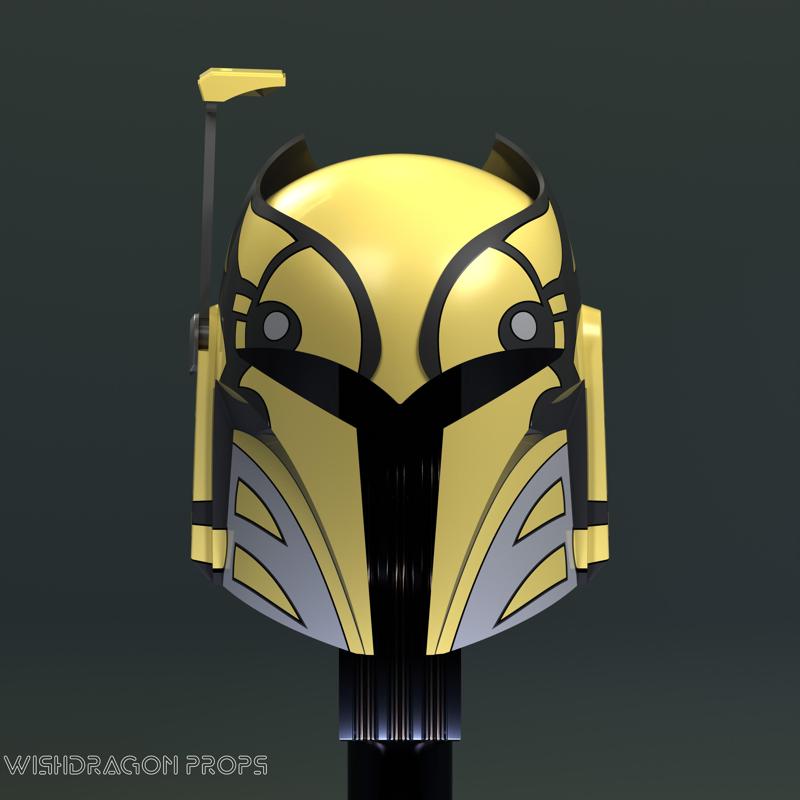 Ursa Wren Inspired Mandalorian Helmet