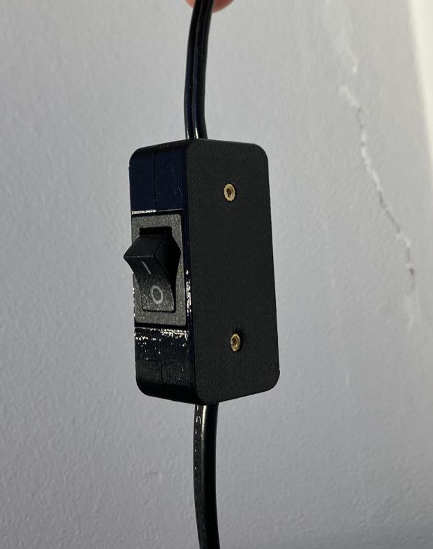 Compact On/Off Rocker Switch Case