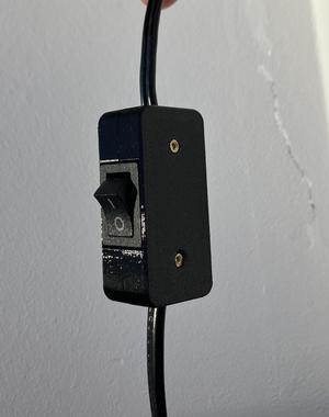 Compact On/Off Rocker Switch Case