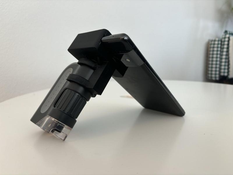 Carson MicroBrite Microscope - Pixel 7 Pro Mount