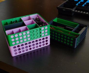 Gridfinity Baseplate Basket [PARAMETRIC]