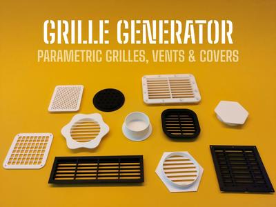 Grille Generator - Parametric Vents & Covers