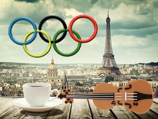OLYMPICS PARIS 2024 - coffee stencil
