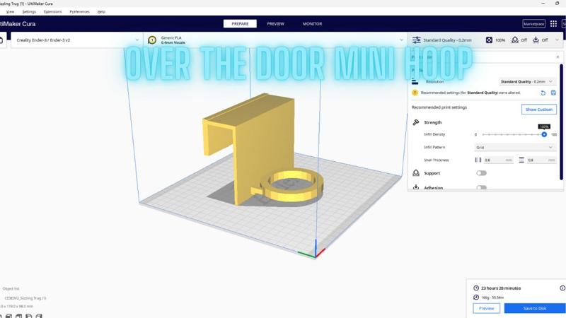 over the door mini hoop