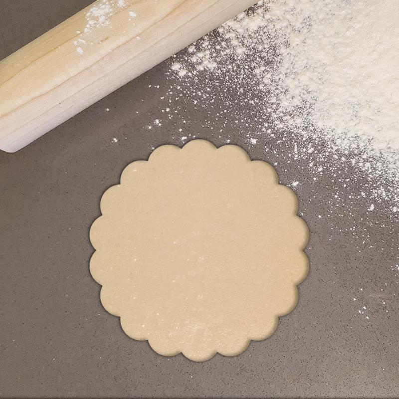 Scalloped Circle Silhouette Cookie Cutters Multiple Sizes