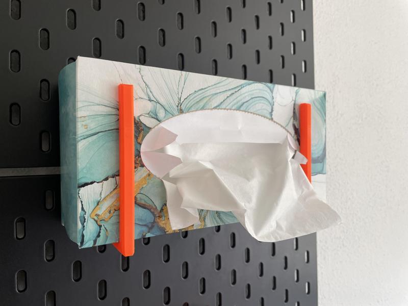 Parametric Skadis tissue box holder