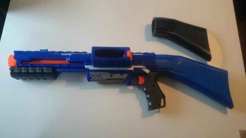 Nerf Rampage Stock / Shoulderrest v2